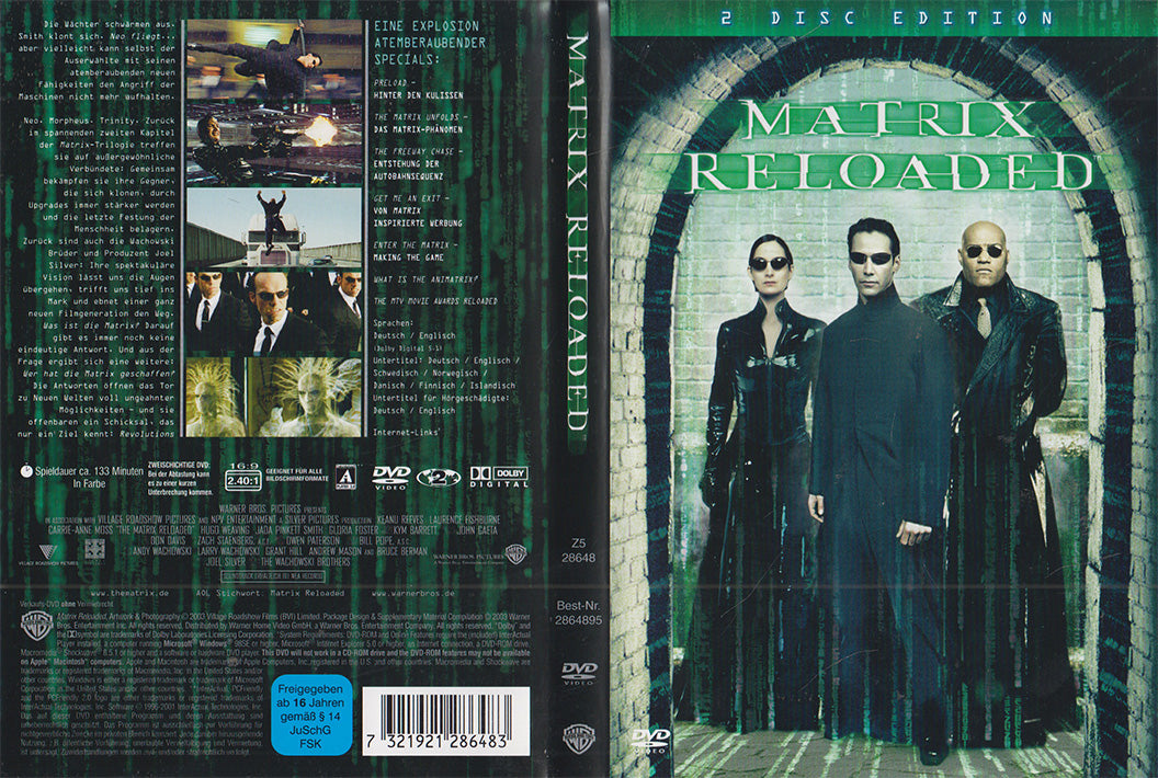 Matrix Reloaded (2xDVD - 2003 - DE)