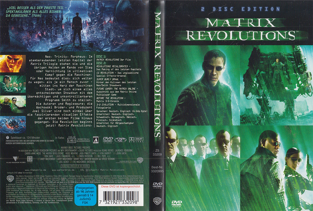 Matrix Revolutions (2xDVD - 2004 - DE)