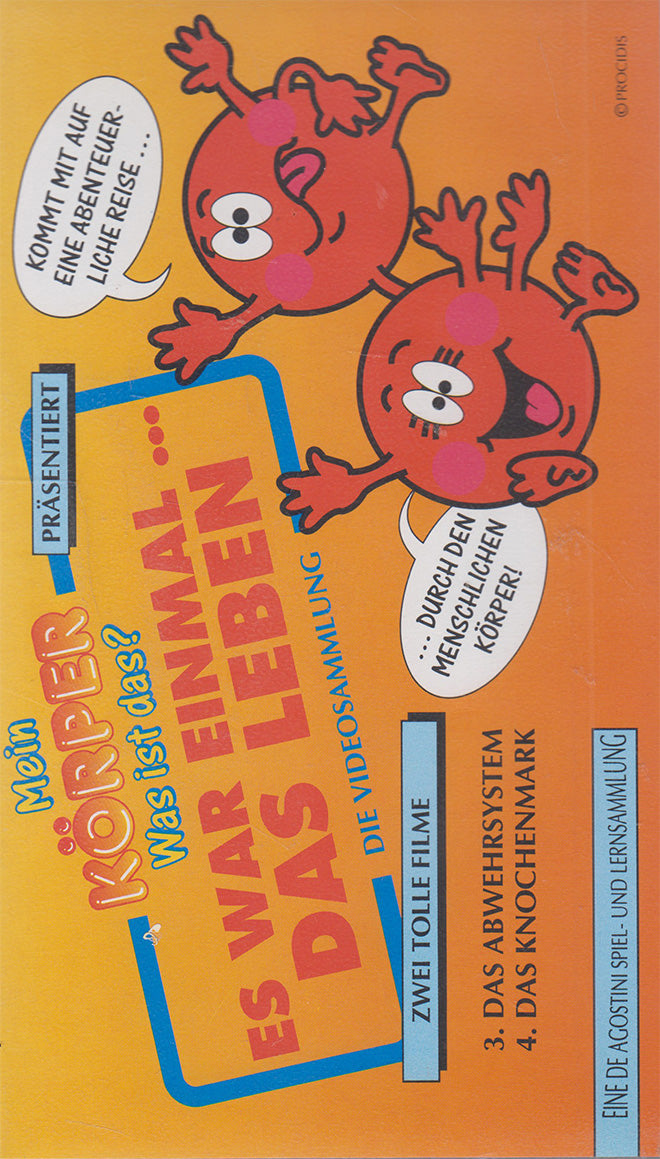 Mein Körper - Was ist das?: Es war einmal... Das Leben 2 - 'Das Abwehrsystem' & 'Das Knochenmark' (VHS - 1993 - DE)