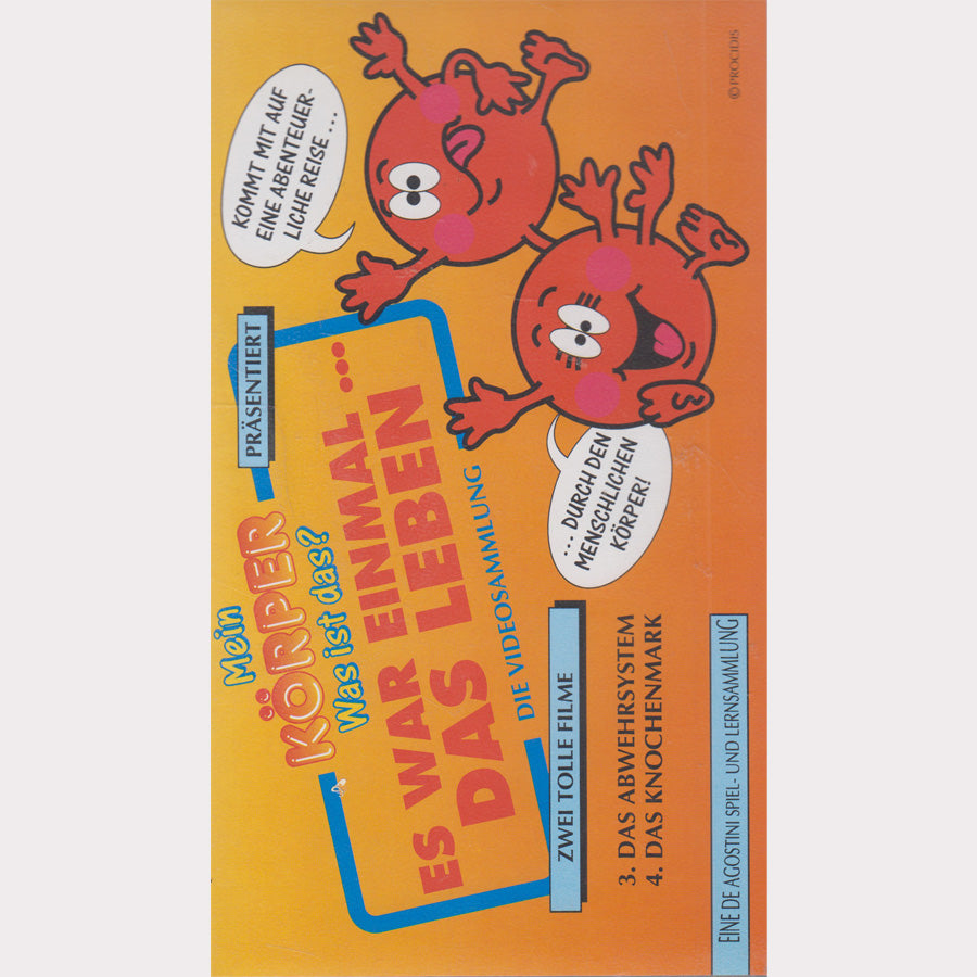 Mein Körper - Was ist das?: Es war einmal... Das Leben 2 - 'Das Abwehrsystem' & 'Das Knochenmark' (VHS - 1993 - DE)