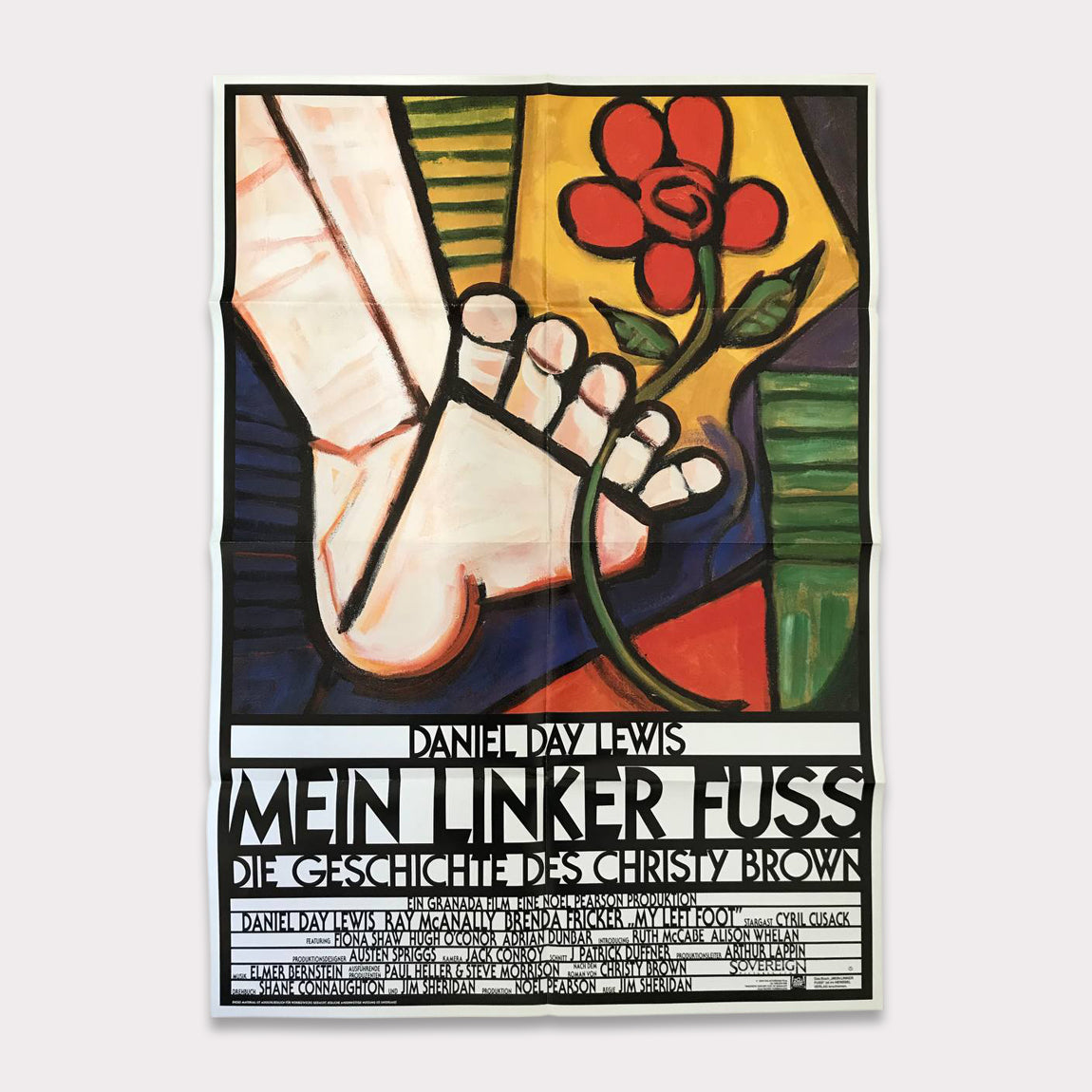 Mein linker Fuß | DIN A1 Filmplakat