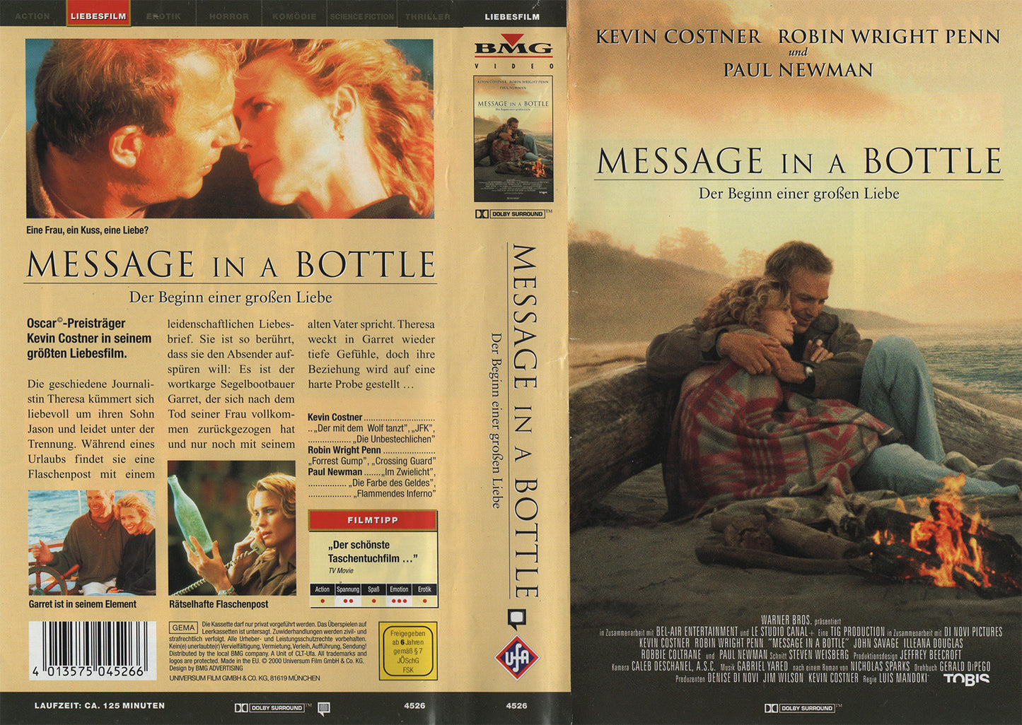 Message in a Bottle - Der Beginn einer großen Liebe (VHS - 2000 - DE)