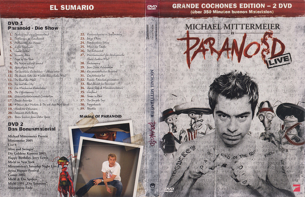 Michael Mittermeier est paranoïaque - Live (2xDVD - 2006 - DE)