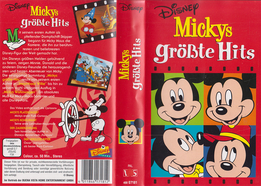 Mickys größte Hits (VHS - DE)