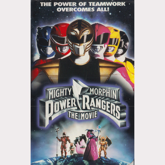 Mighty Morphin Power Rangers The Movie 20th Century Fox VHS Kassette Cover