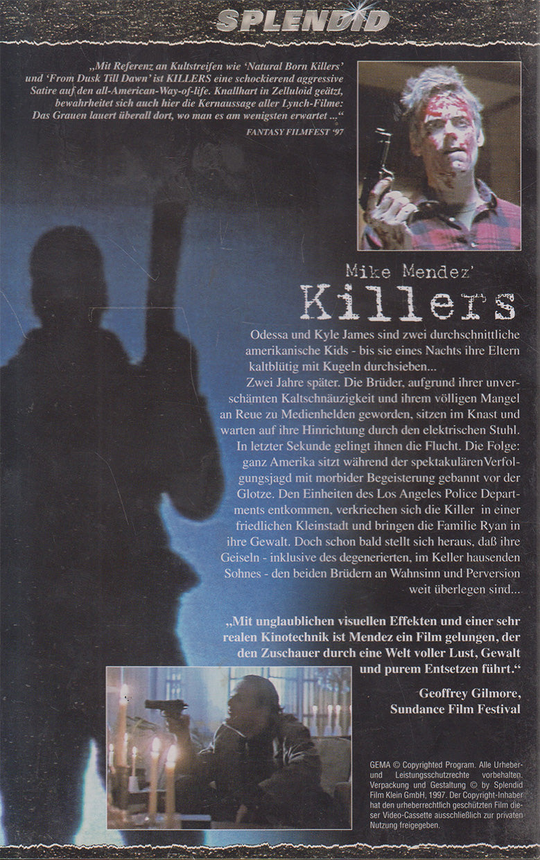 Les tueurs de Mike Mendez (VHS - 1997 - DE)