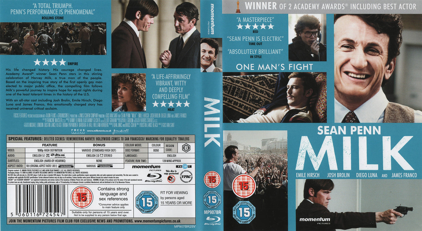 Milk (Blu-ray - 2009 - UK)
