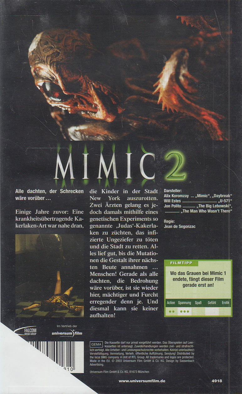 Mimic 2 [press copy] (VHS - 2003 - DE)