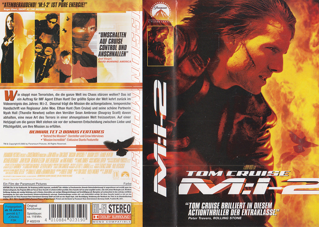 M:i-2 - Mission: Impossible II (VHS - 2001 - DE)