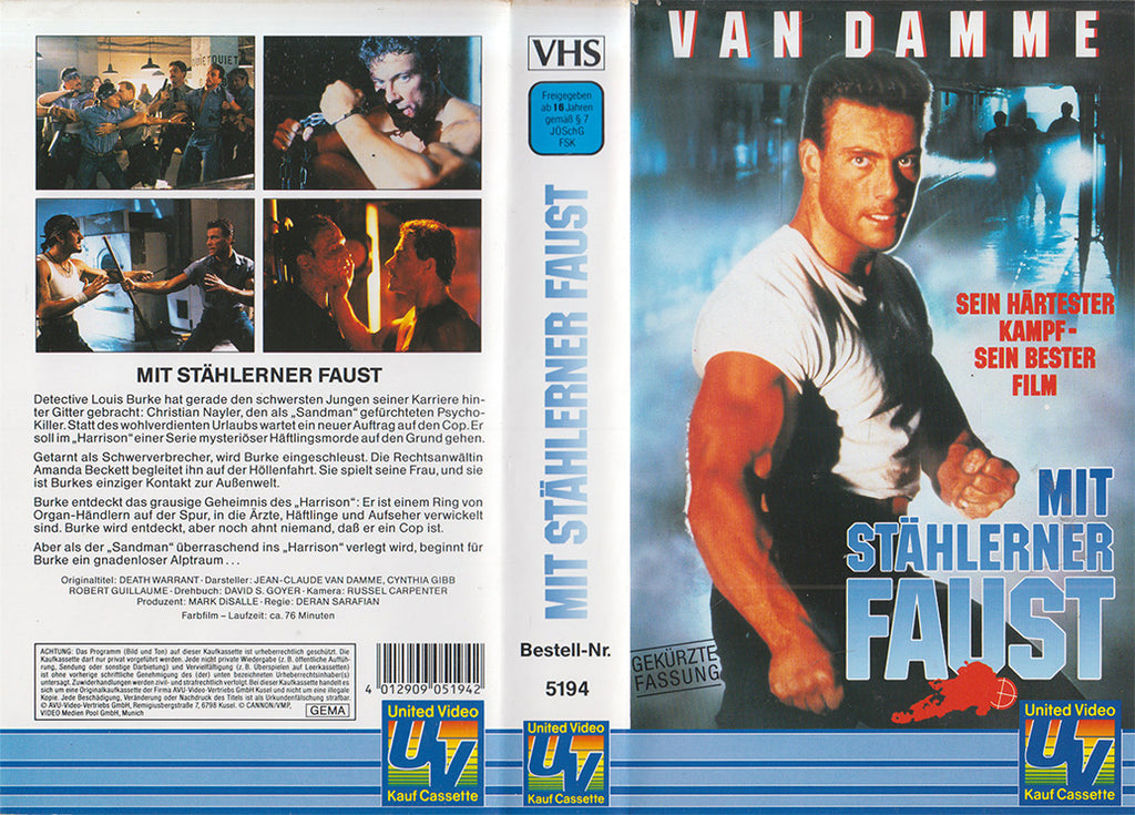 Avec une main de fer (VHS - DE)
