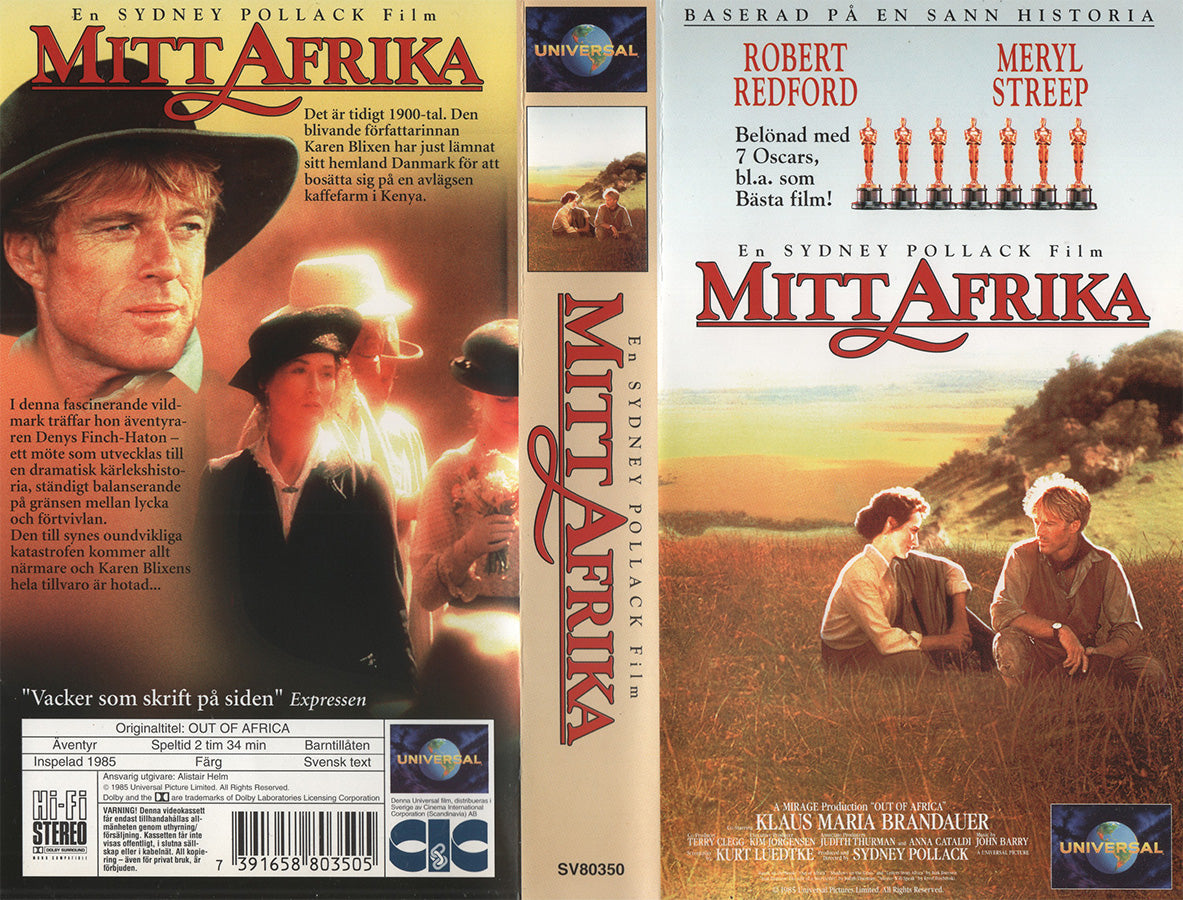Mitt Afrika (VHS - SE)