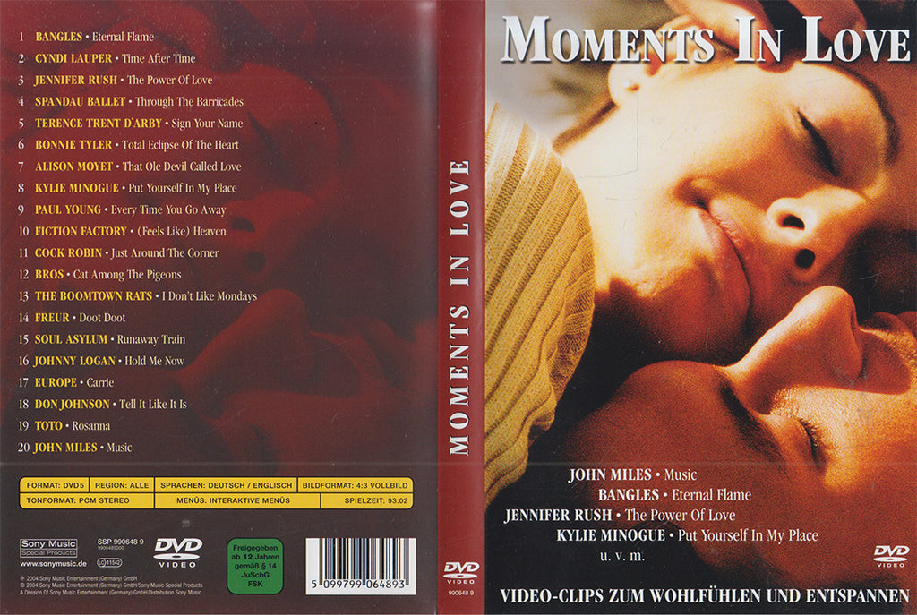 Moments d'amour - Clips musicaux pour se sentir bien et se détendre (DVD - 2004 - DE)