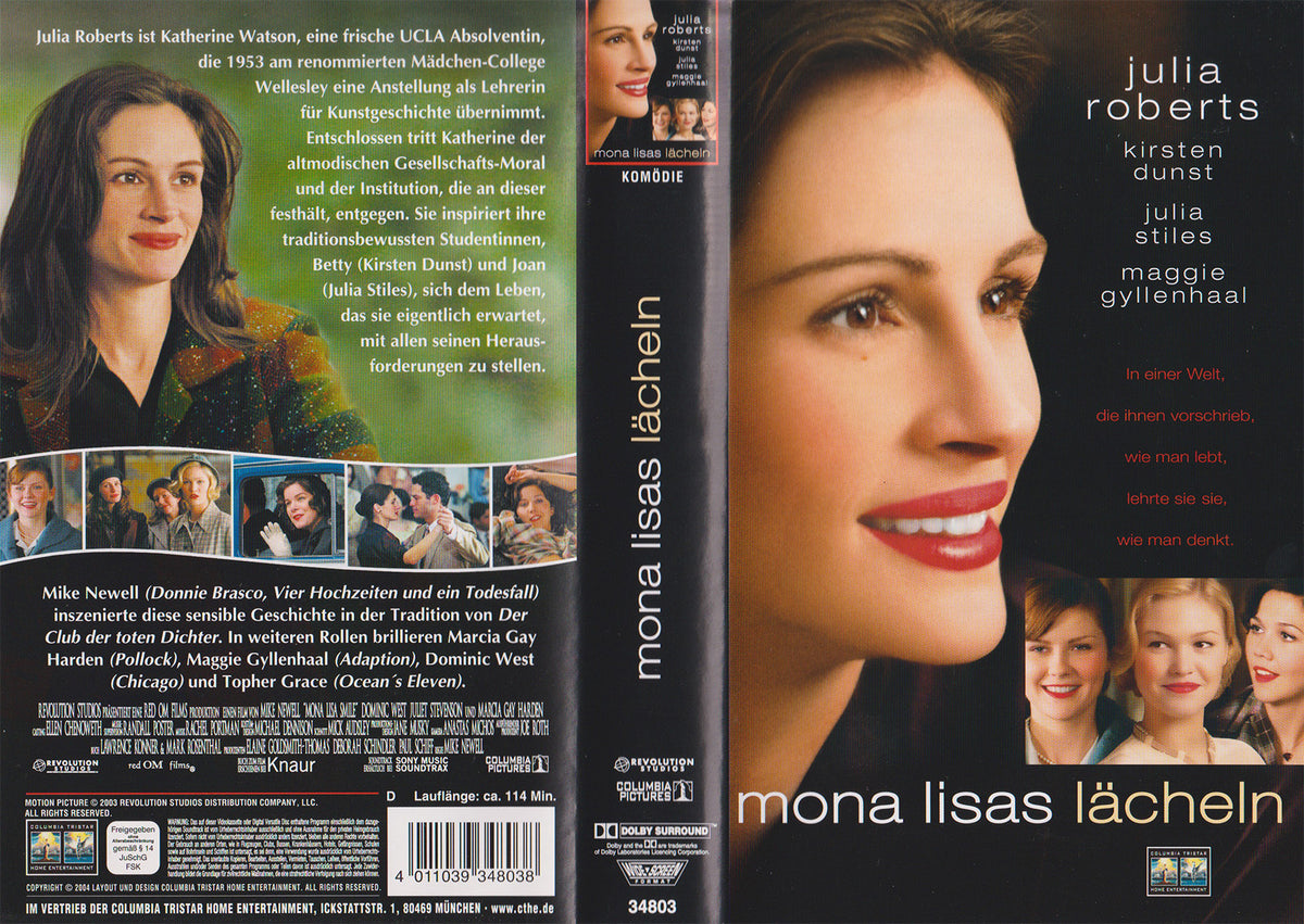 Mona Lisas Lächeln (VHS - 2004 - DE)