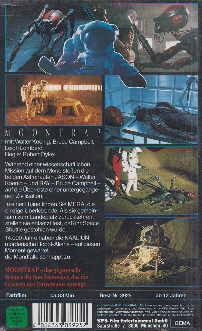 Moontrap - 14,000 Years in Space (VHS - 1992 - DE)