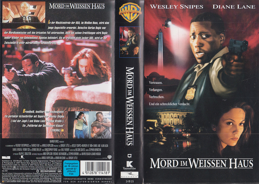 Meurtre à la Maison Blanche (VHS - 1999 - DE)