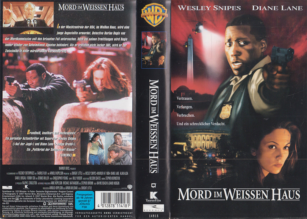 Meurtre à la Maison Blanche (VHS - 1999 - DE)