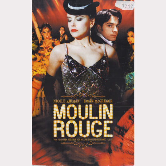 Moulin Rouge 20th Century Fox 2002 VHS Kassette Cover