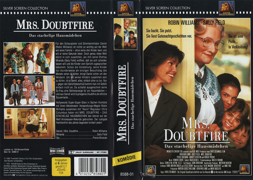 Madame Doubtfire - La servante piquante (VHS - 1994 - DE)
