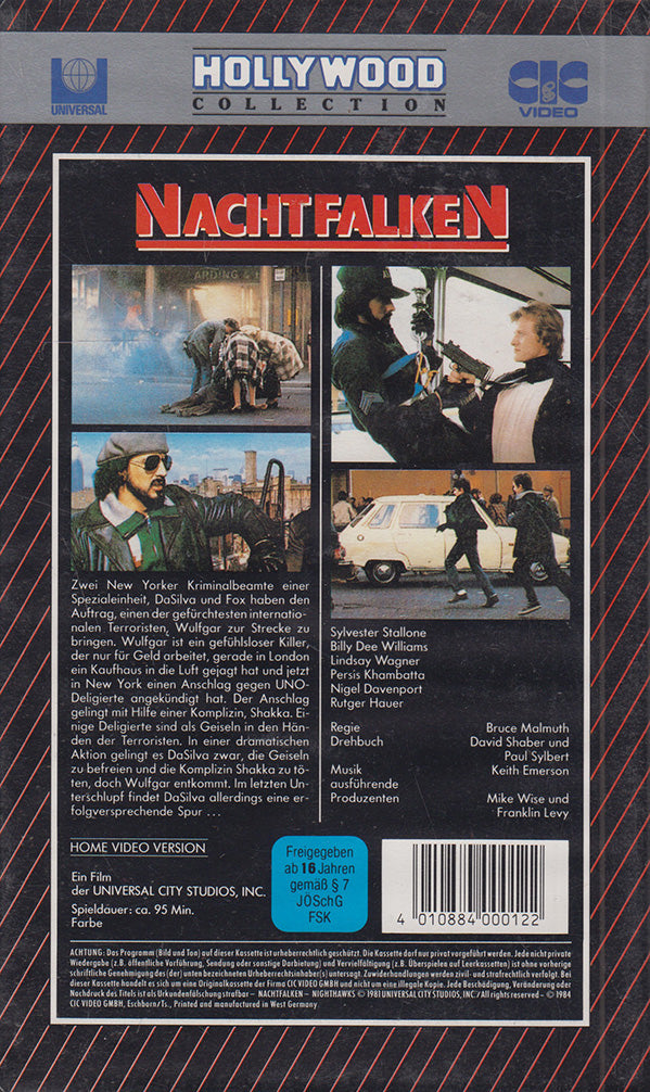 Nachtfalken (VHS - DE)