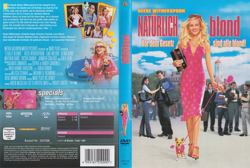 La Revanche d'une Blonde - Devant la loi, tout le monde est blond ! (DVD - 2004 - DE)