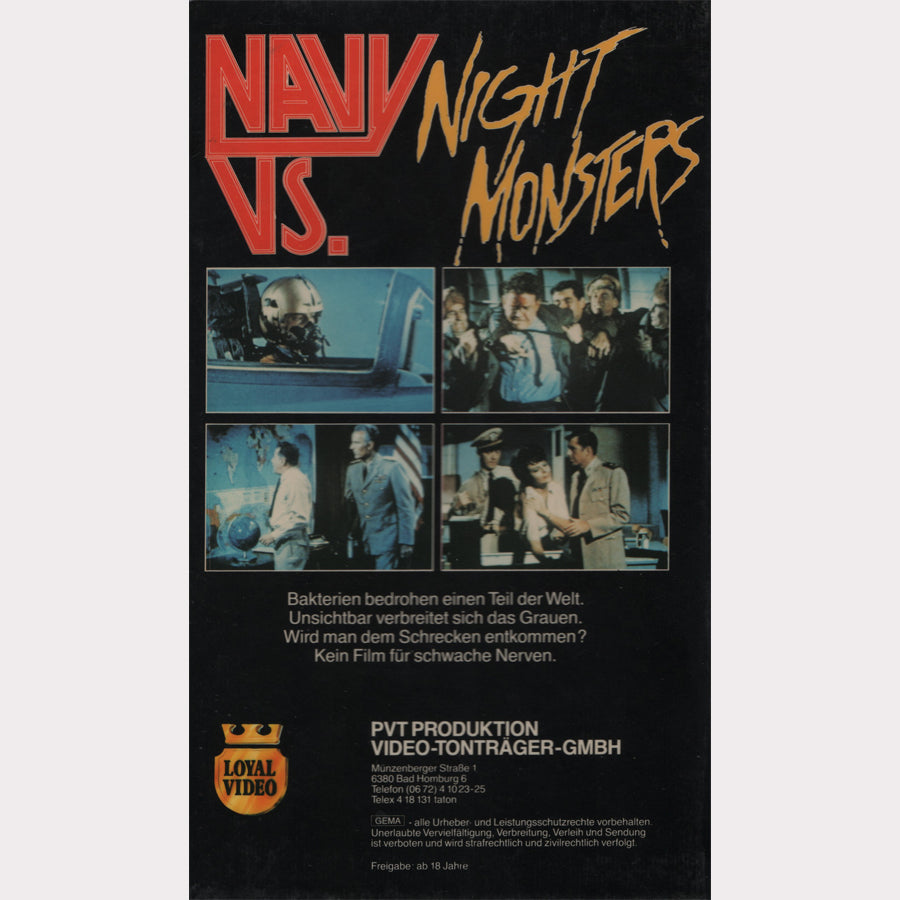 Navy vs. Night Monsters (VHS - DE)