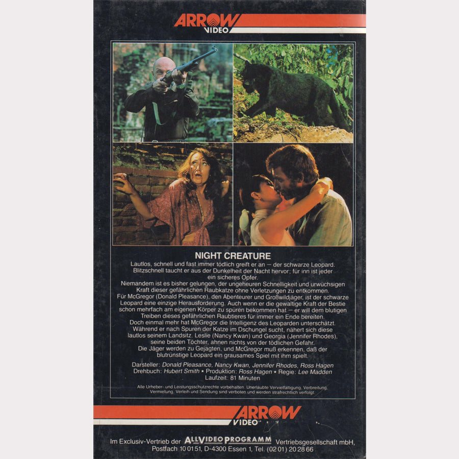 Night Creature (VHS - DE)