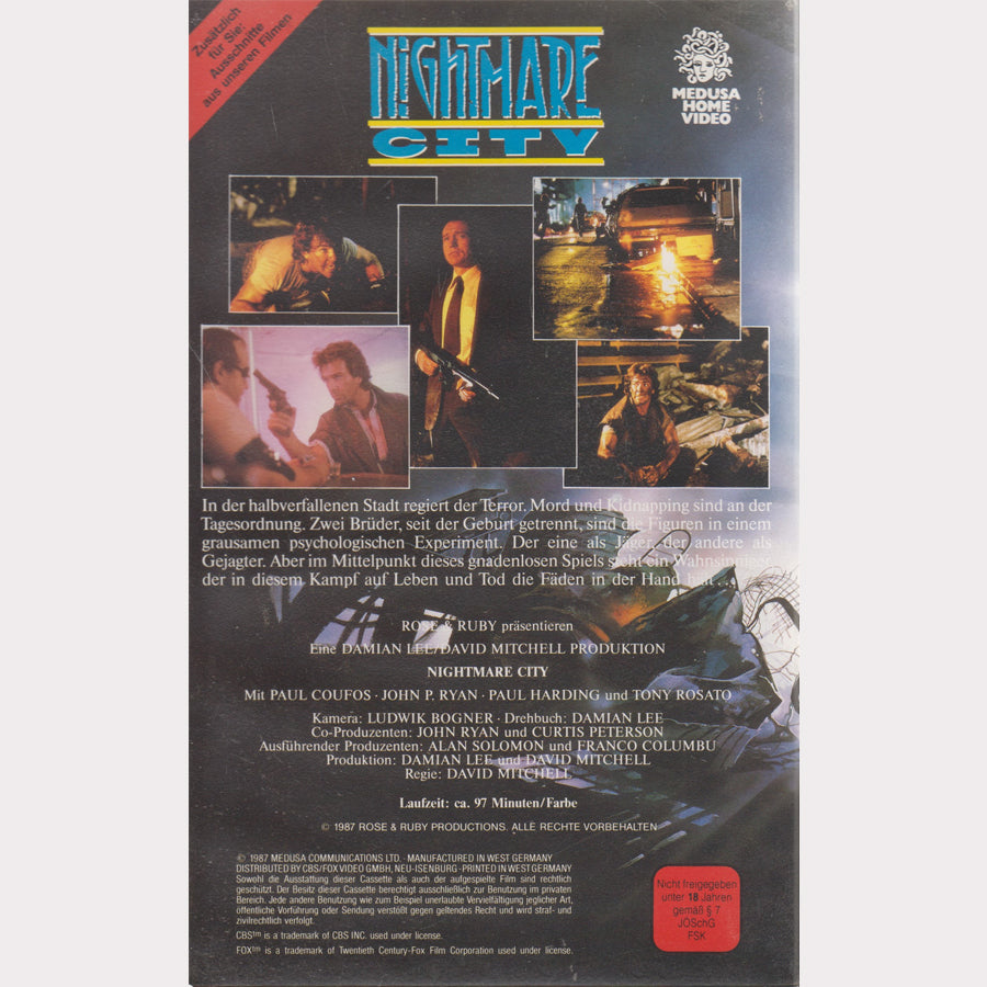 Nightmare City (VHS - 1987 - DE)