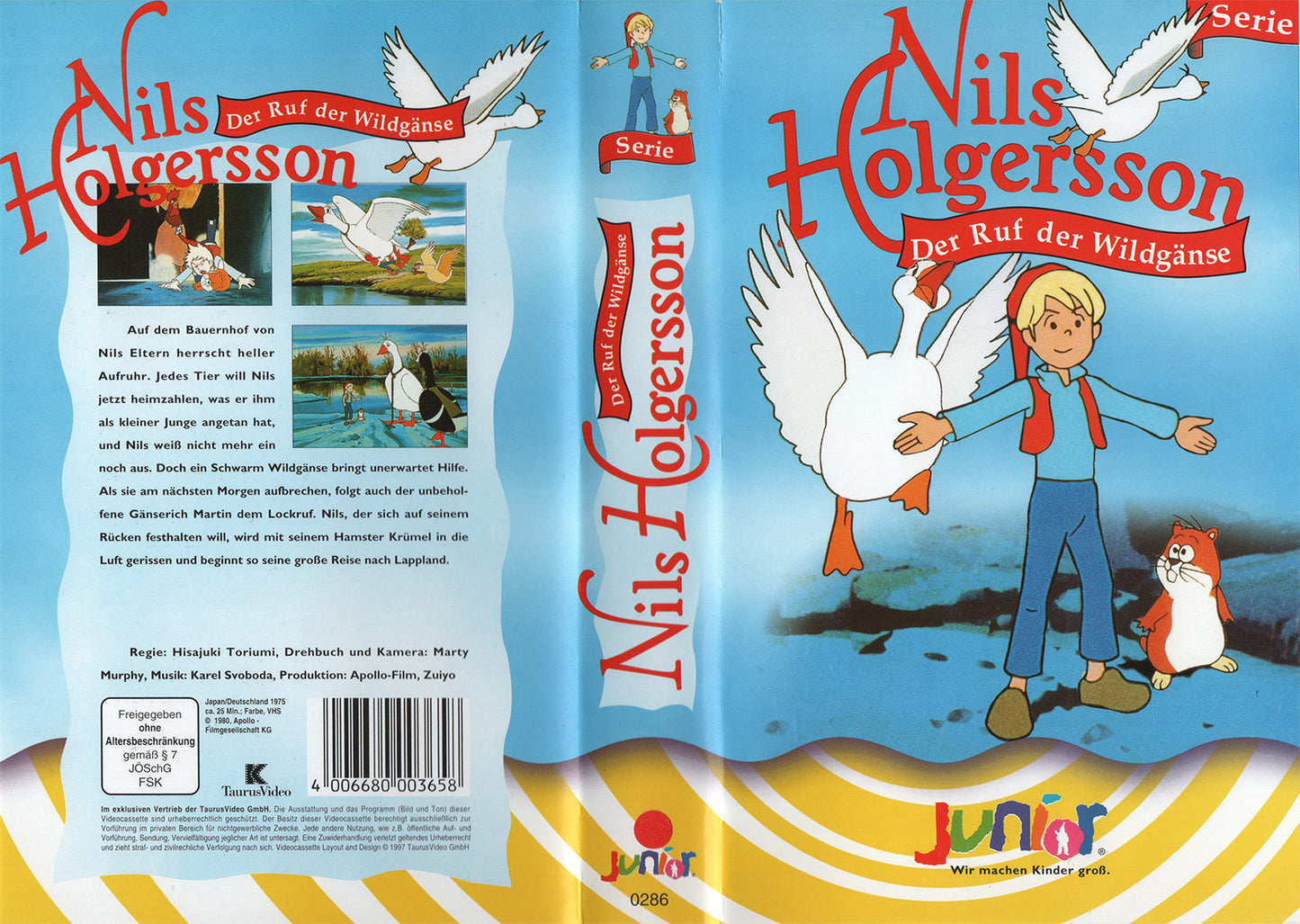 Nils Holgersson: Der Ruf der Wildgänse (VHS - 1997 - DE)