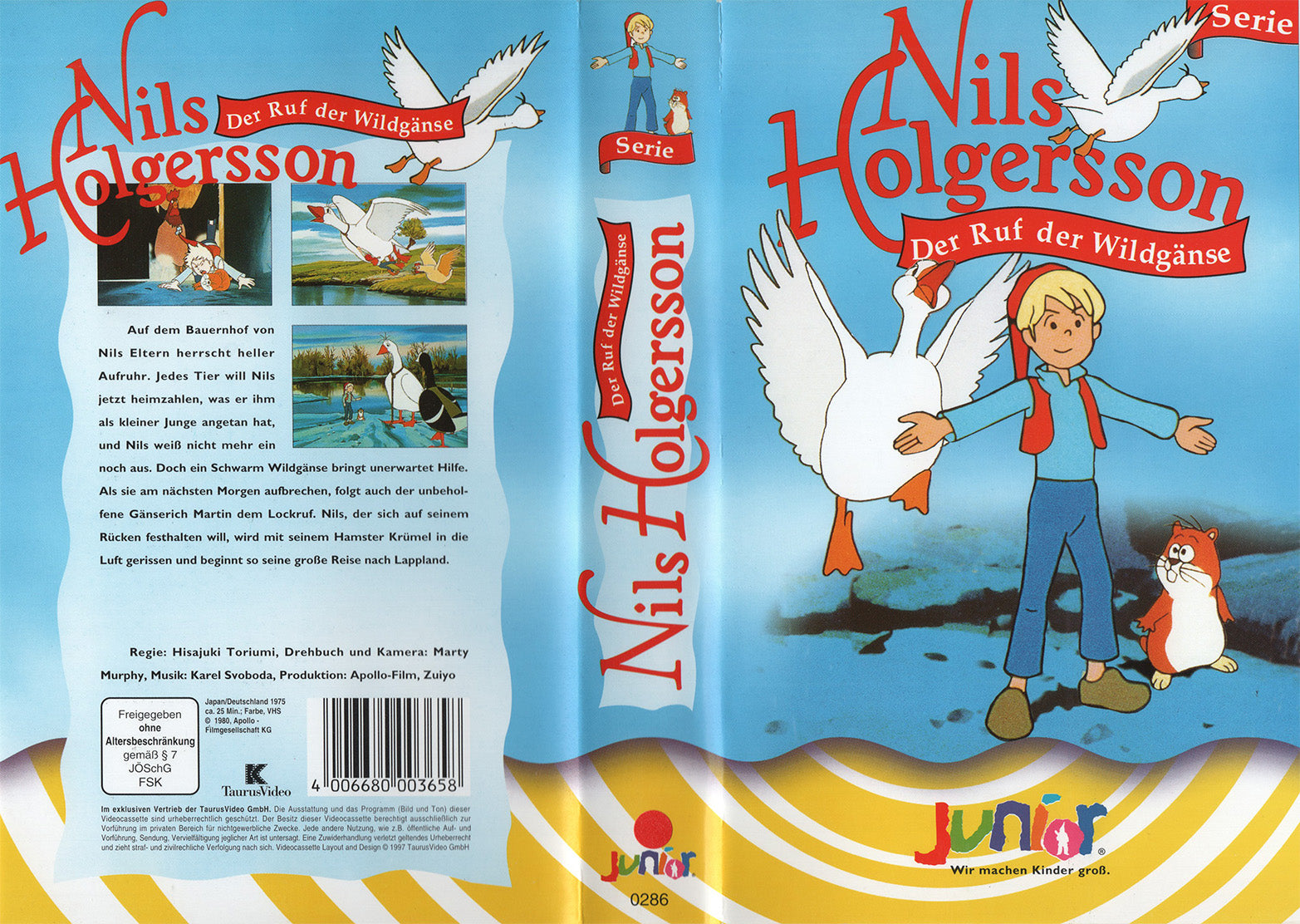 Nils Holgersson: Der Ruf der Wildgänse (VHS - 1997 - DE)