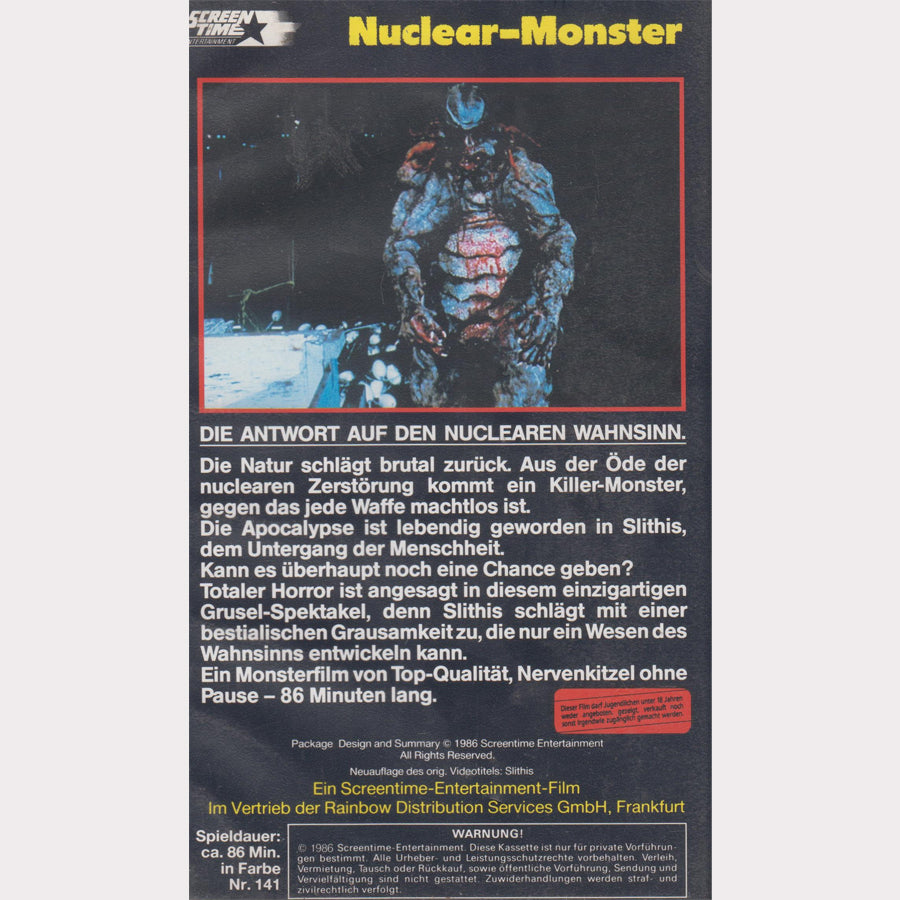 Nuclear-Monster (VHS - 1986 - DE)