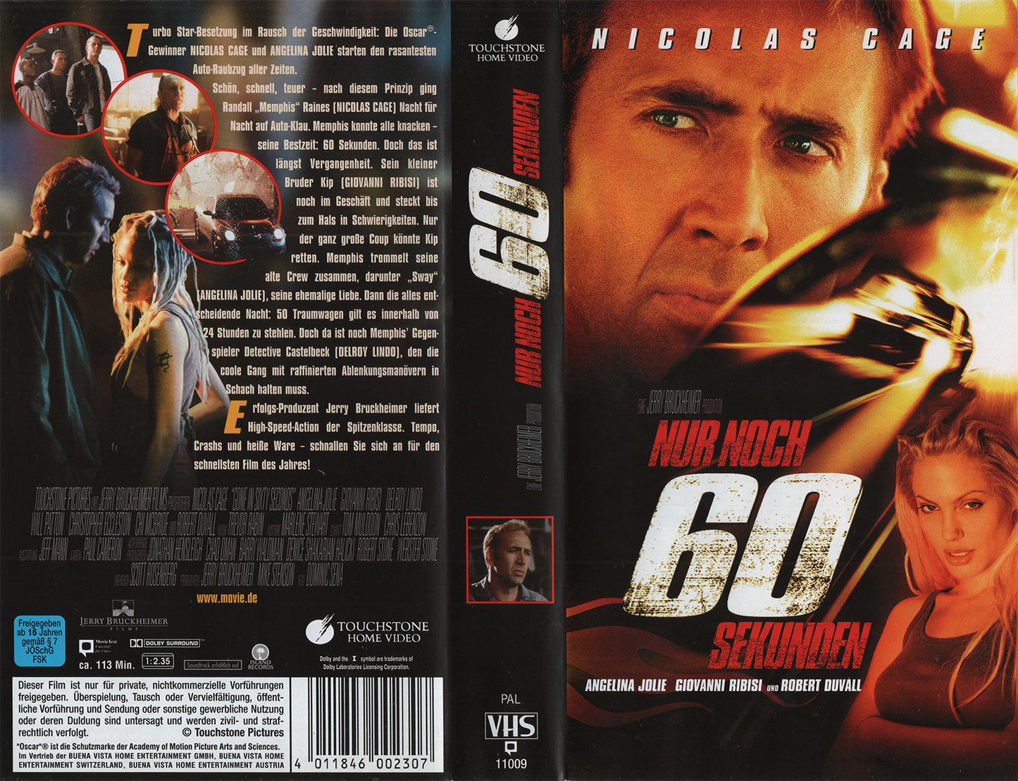 Nur noch 60 Sekunden (VHS - DE)