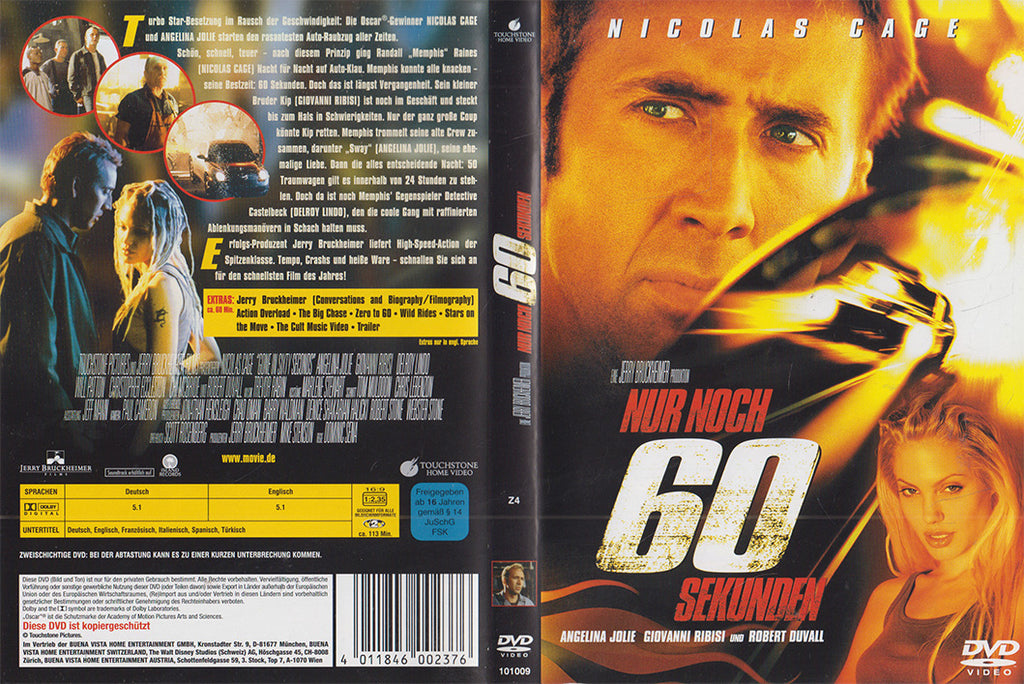 Il ne reste que 60 secondes (DVD - DE)