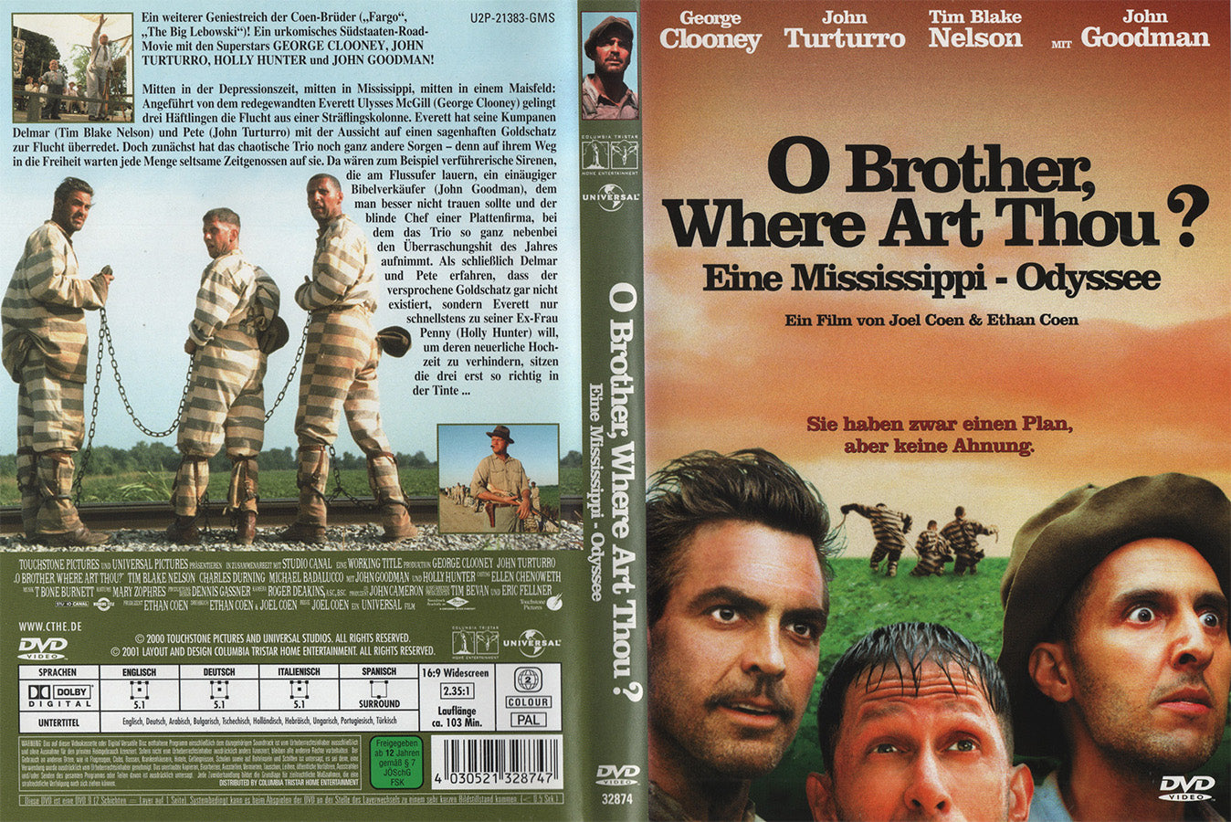 O Brother, Where Art Thou? - Eine Mississippi-Odyssee (DVD - 2001 - DE)