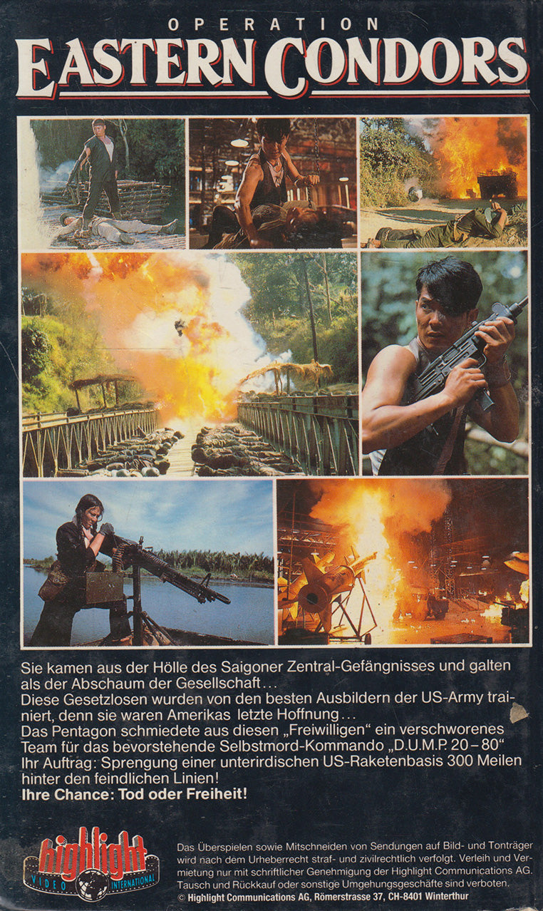 Operation Eastern Condors (VHS - DE)