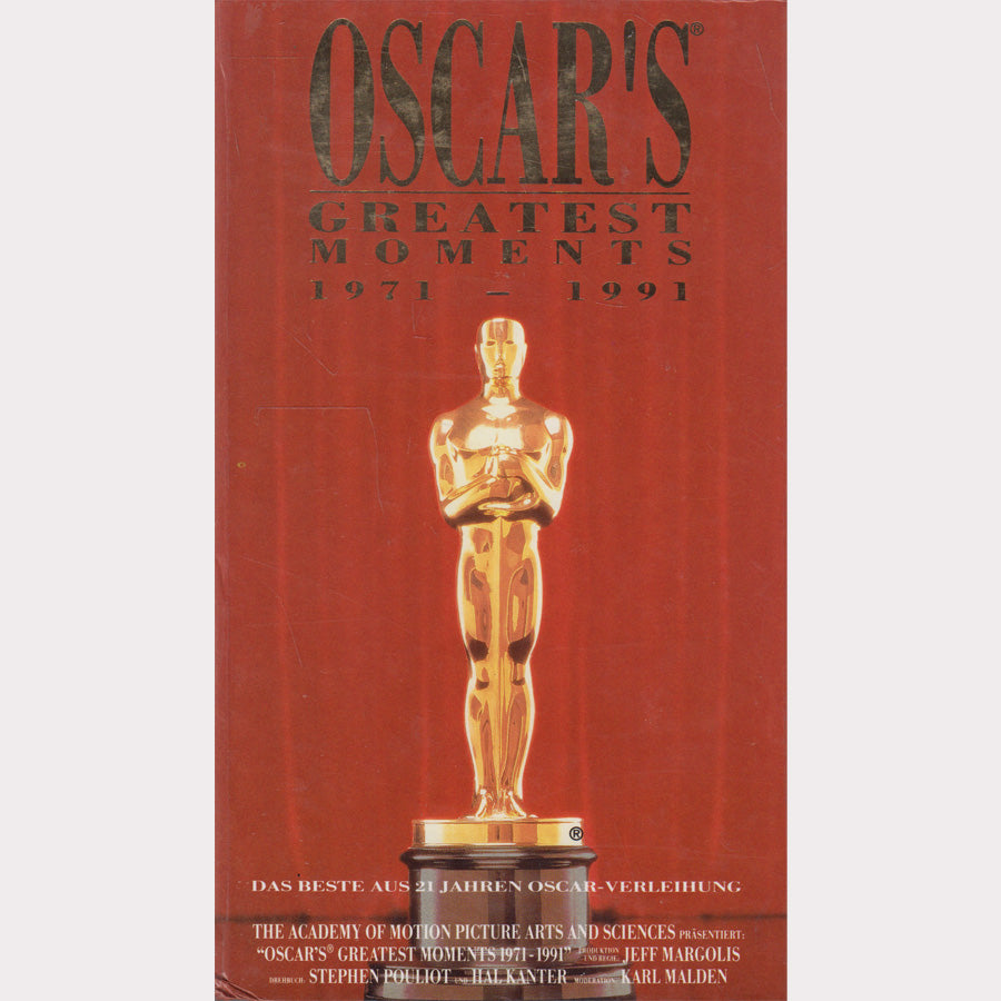 Oscar's Greatest Moments 1971-1991 (VHS - 1992 - DE)