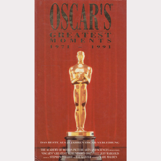 Oscar's Greatest Moments 1971-1991 (VHS - 1992 - DE)