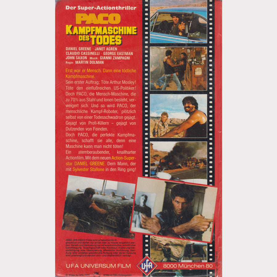 Paco - Fighting Machine of Death (VHS - 1986 - DE)
