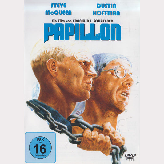 Cover der DVD des Films Papillon erschienen bei Sony Pictures im Jahr 2009