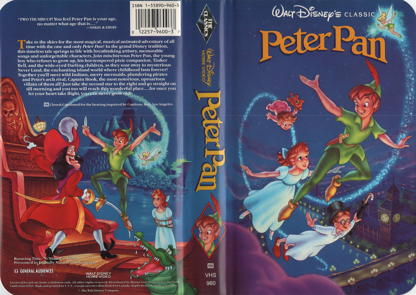 Peter Pan (VHS - US)