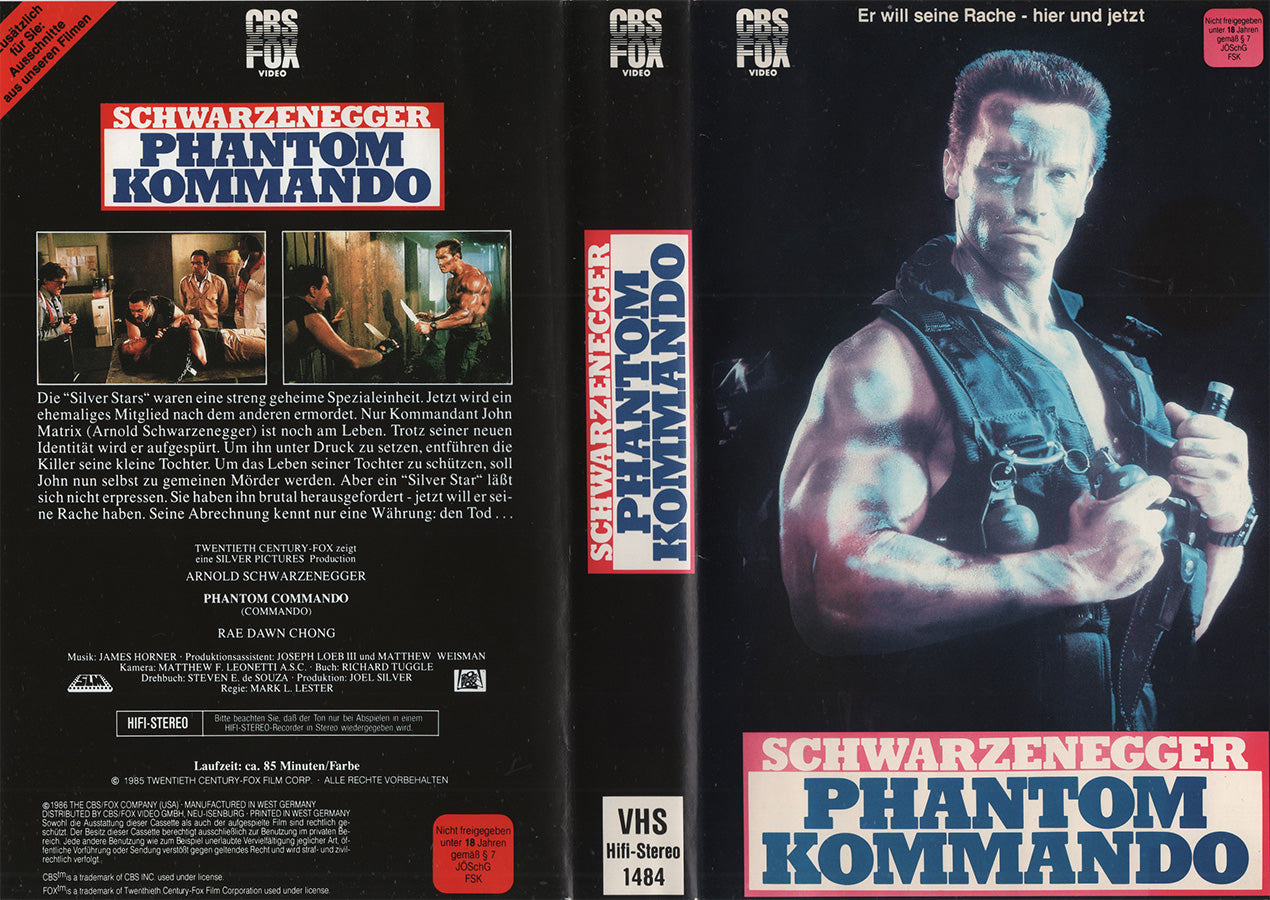 Phantom Kommando (VHS - 1986 - DE)
