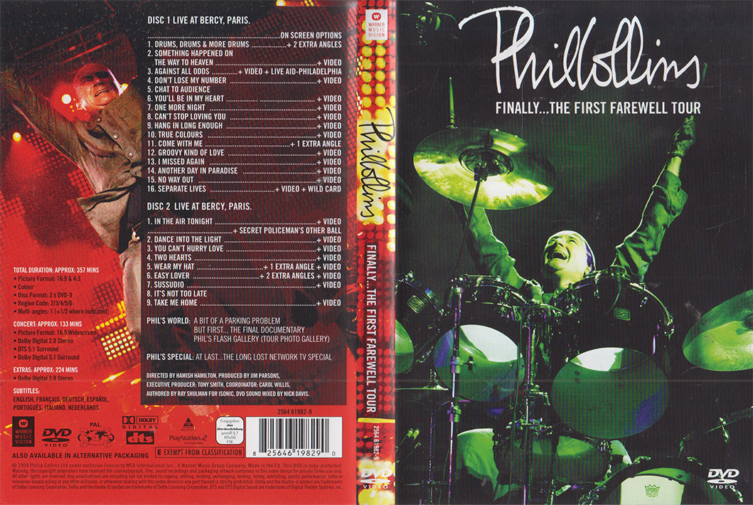 Phil Collins - Enfin... La première tournée d'adieu (2 DVD - 2004 - UE)