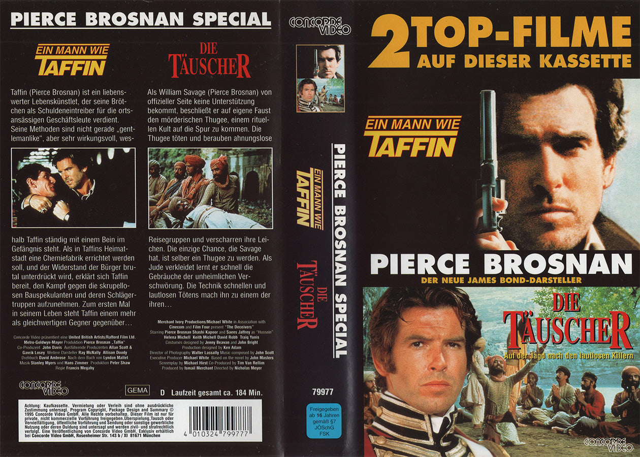 Pierce Brosnan Special: Ein Mann wie Taffin & Die Täuscher (VHS - 1995 - DE)