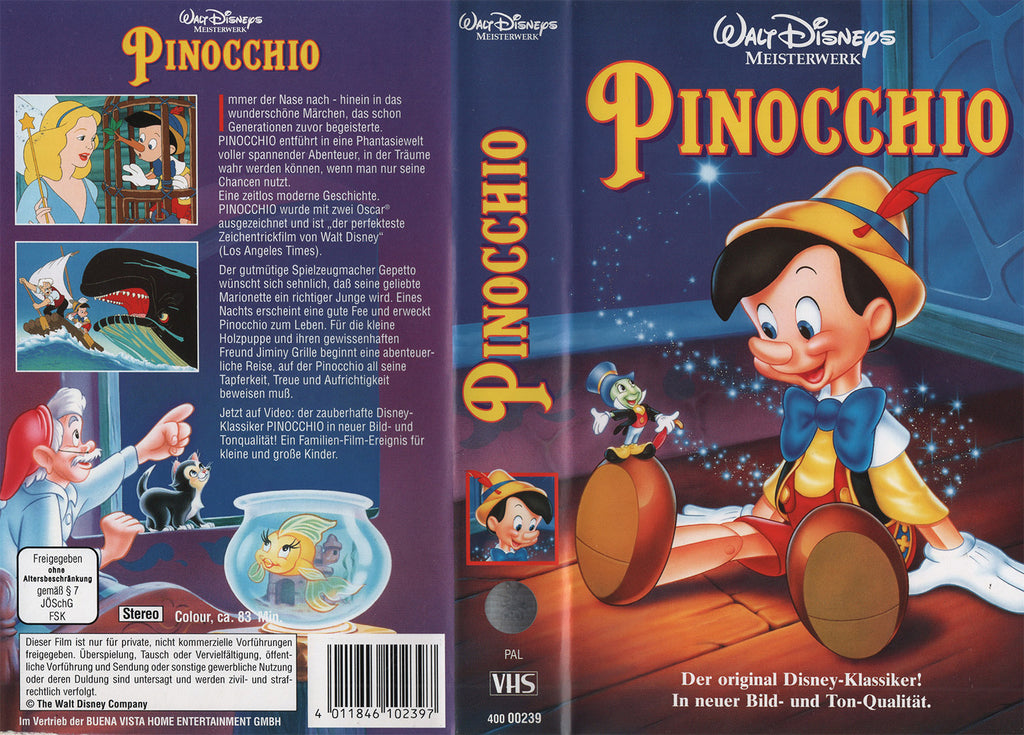 Pinocchio (VHS - DE)