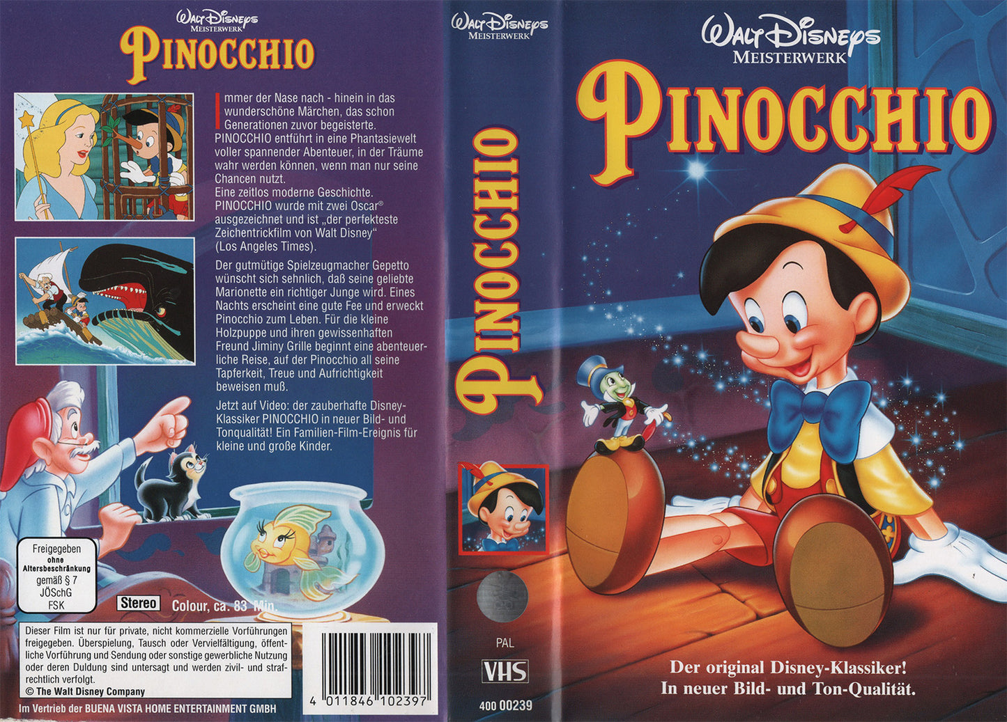 Pinocchio (VHS - DE)