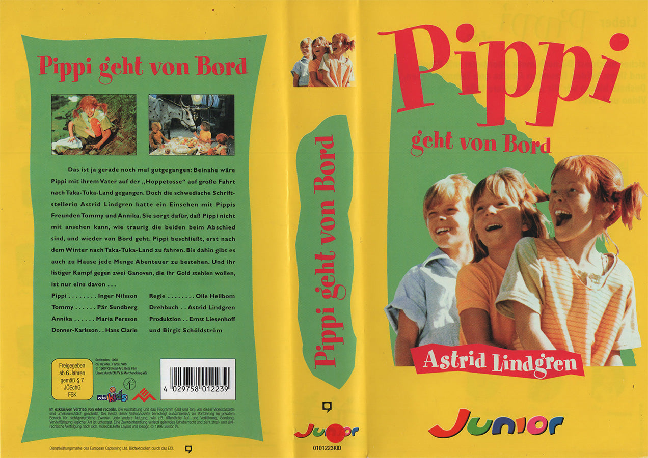 Pippi geht von Bord (VHS - 1999 - DE)
