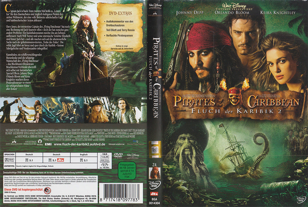 Pirates of the Caribbean - Fluch der Karibik 2 (DVD - 2006 - DE)