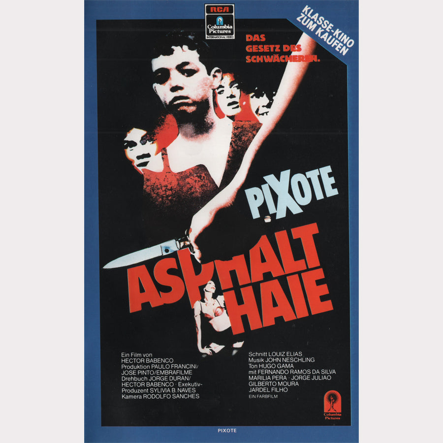 Pixote - Asphalt-Haie (VHS - 1988 - DE)