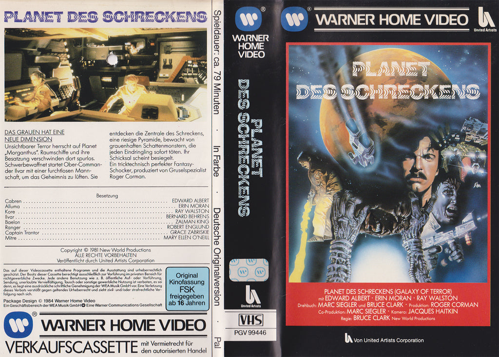 Planet des Schreckens (VHS - 1984 - DE)