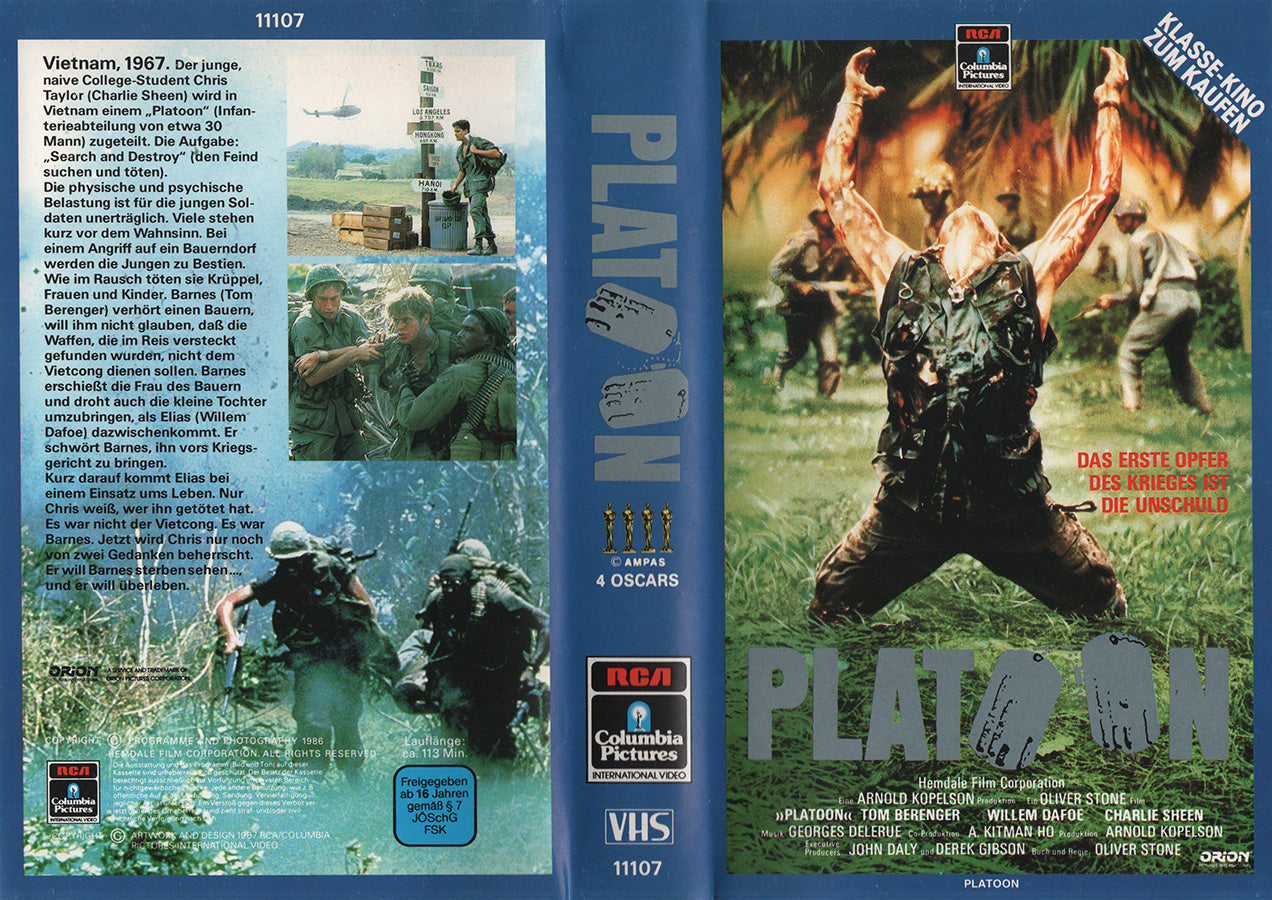 Platoon (VHS - 1987 - DE)