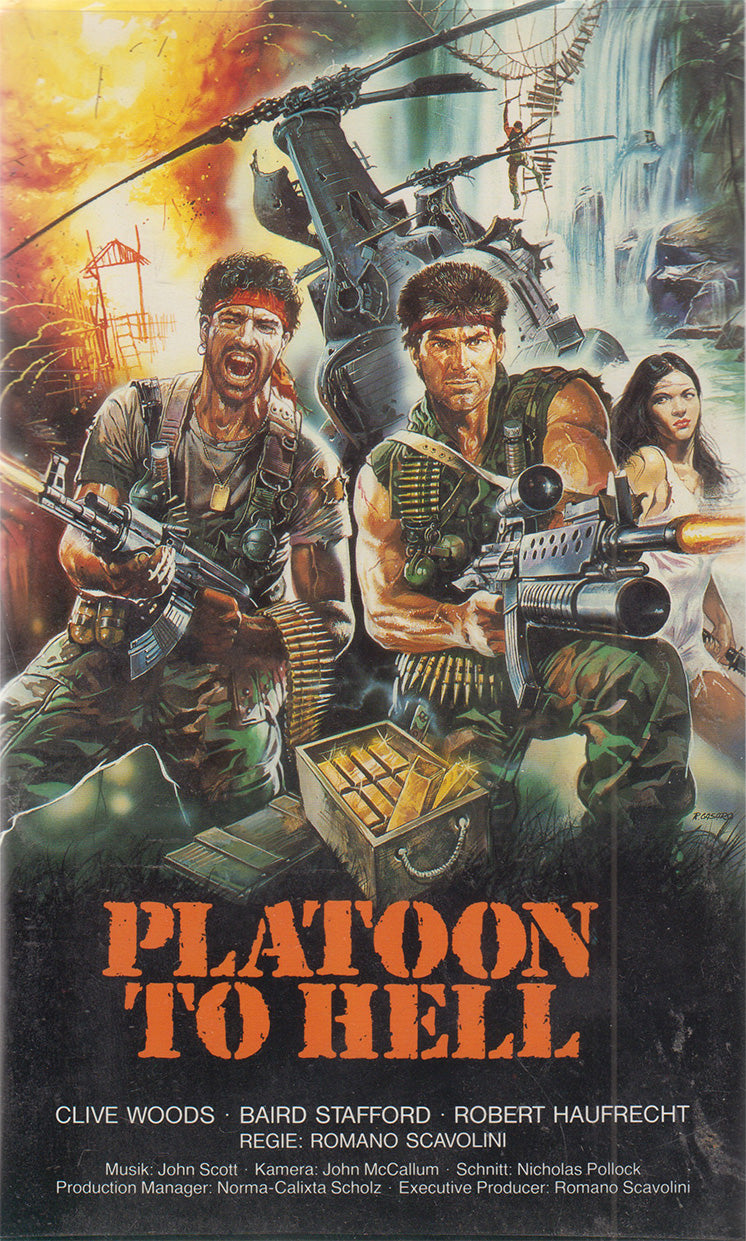 Platoon to Hell (VHS - 1987 - DE)